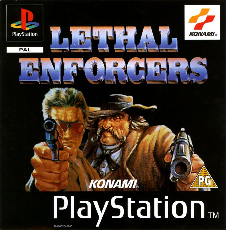 Lethal Enforcers box art for Playstation